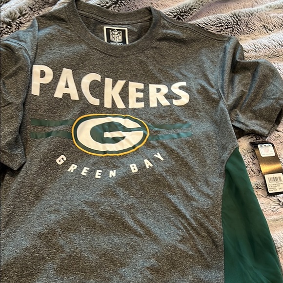 New Green Bay Packers Polyester Short Sleeve Shirt - Picture 1 of 5